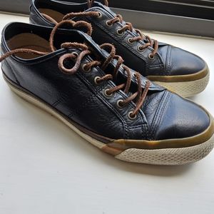 Frye leather lace-up low top sneakers 9M